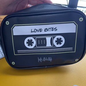 Revolution Beauty Rock & Roll Beauty Def Leppard Cassette Tape Cosmetic Bag